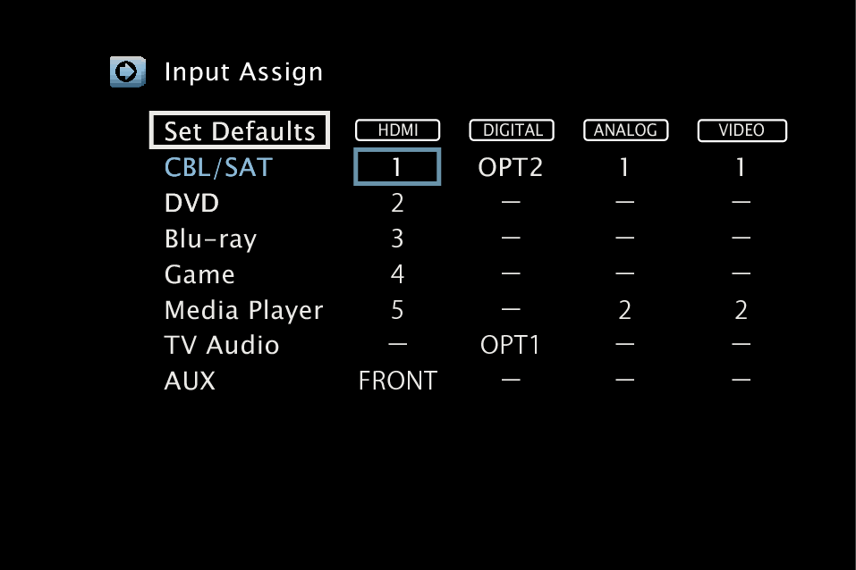 GUI InputAssign X15E2